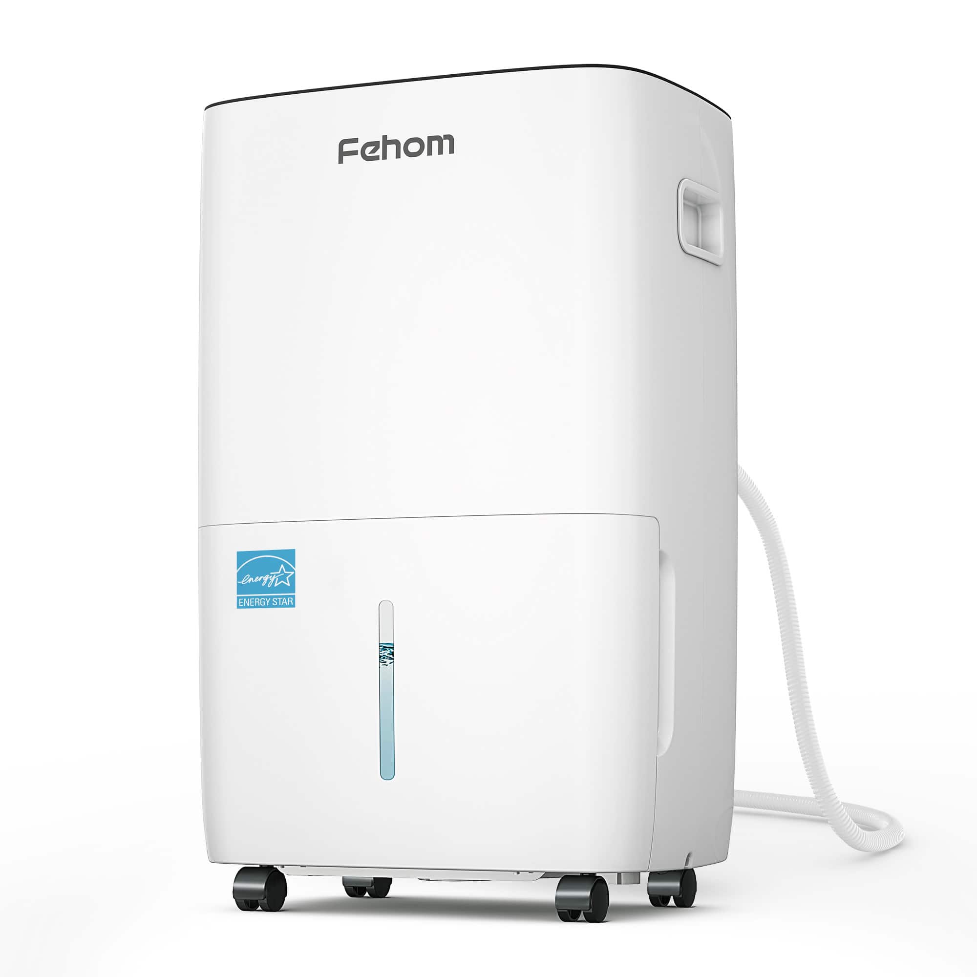 Fehom - Energy Star 120 Pint Dehumidifier for Home & Basements up to 6000 sq ft - White