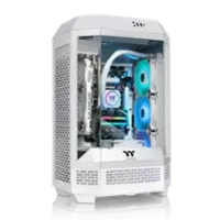 Thermaltake - LCGS Reactor i1470TS Gaming Desktop Intel Core i7-14700KF, 32GB Memory, NVIDIA GeForce RTX 5070 Ti, 2TB SSD NVMe M.2 - White - Front_Zoom