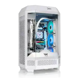 Thermaltake - LCGS Reactor i1470TS Gaming Desktop Intel Core i7-14700KF, 32GB Memory, NVIDIA GeForce RTX 5070 Ti, 2TB SSD NVMe M.2 - White