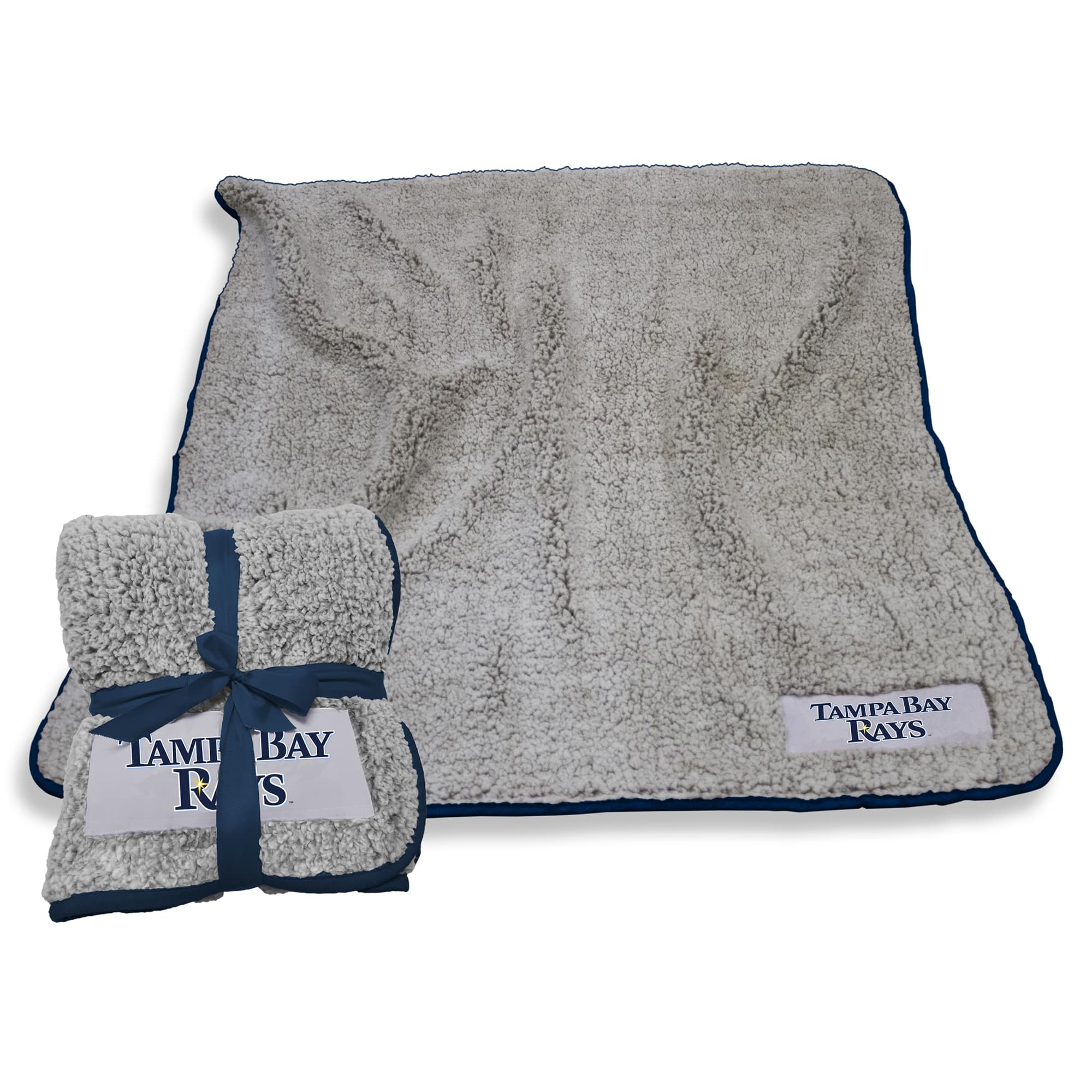 Logo Brands - Tampa Bay Rays 50" x 60" Frosty Fleece Team Blanket - Multicolor