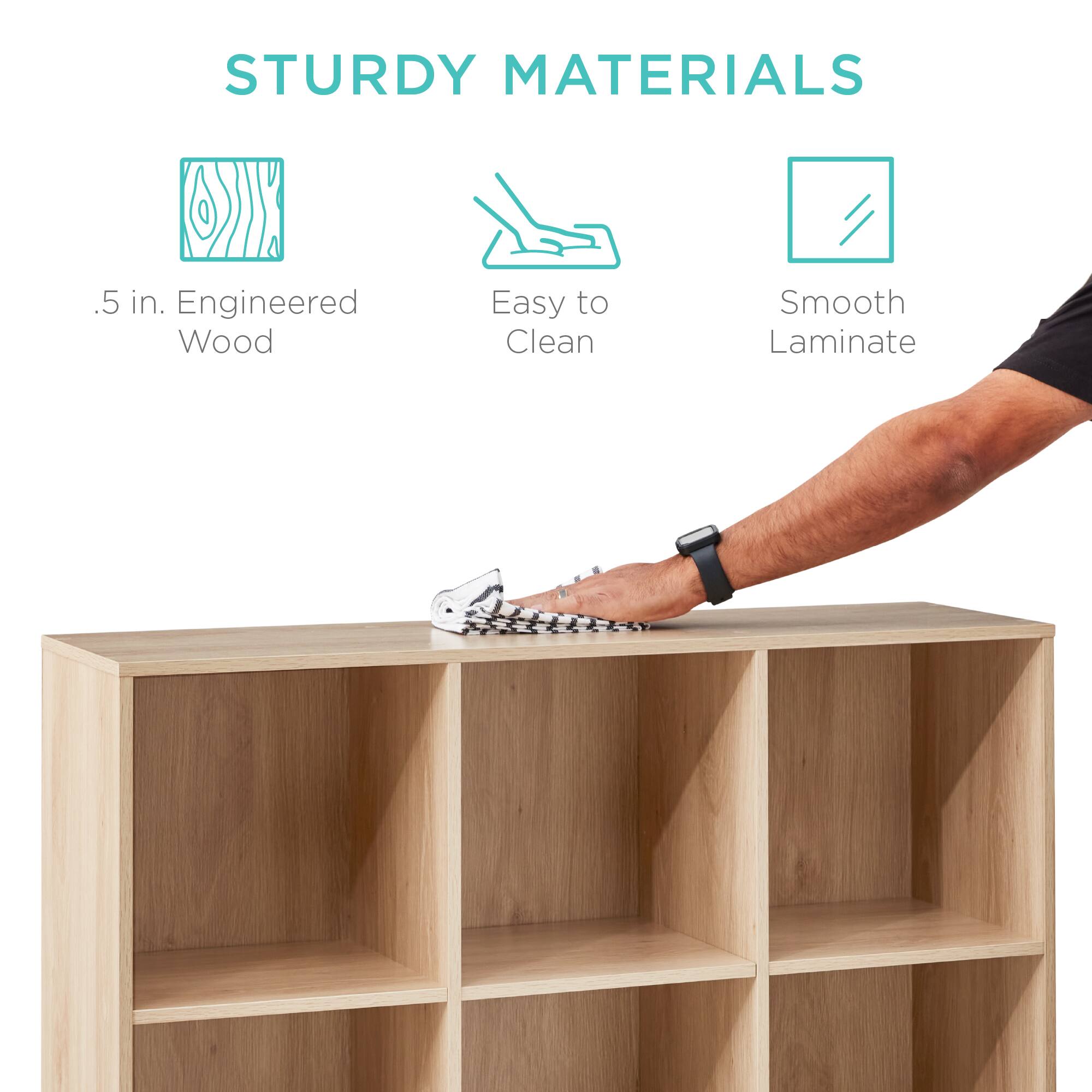 STURDY MATERIALS

- .5 in. Engineered Wood
- Easy to Clean
- Smooth Laminate