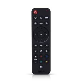RCA - 3-Device Ultra-Thin Rechargeable Universal Streaming Remote Control with Bluetooth - Black