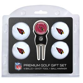 Team Golf - Arizona Cardinals 4-Ball Gift Set - Multicolor