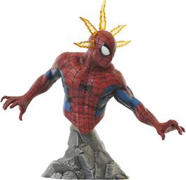 Diamond Select Toys - Diamond Select - Marvel Comic Spider-Man Bust - Collectibles - Multicolor