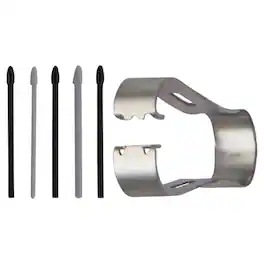 Samsung - 5 Replacement Tips for S Pen Stylus w Removal Tool (10 Pack/50 Tips) - Multicolor