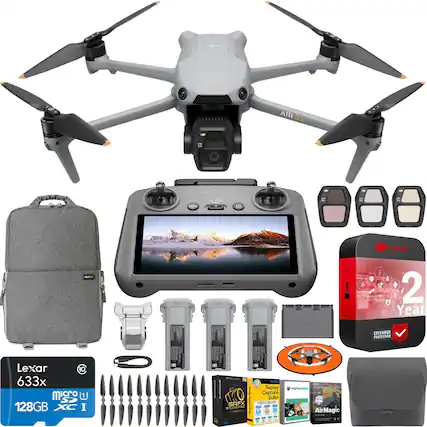 - AIR 3S
- P CUS d = C CPS & + 2 Year EXTENDED PROTECTION
- Lexar 633x 128GB microSDXC I
- Replay Capture Suite
- mightyskin AirMagic
- GRX STUDIO
- 2 Year EXTENDED PROTECTION