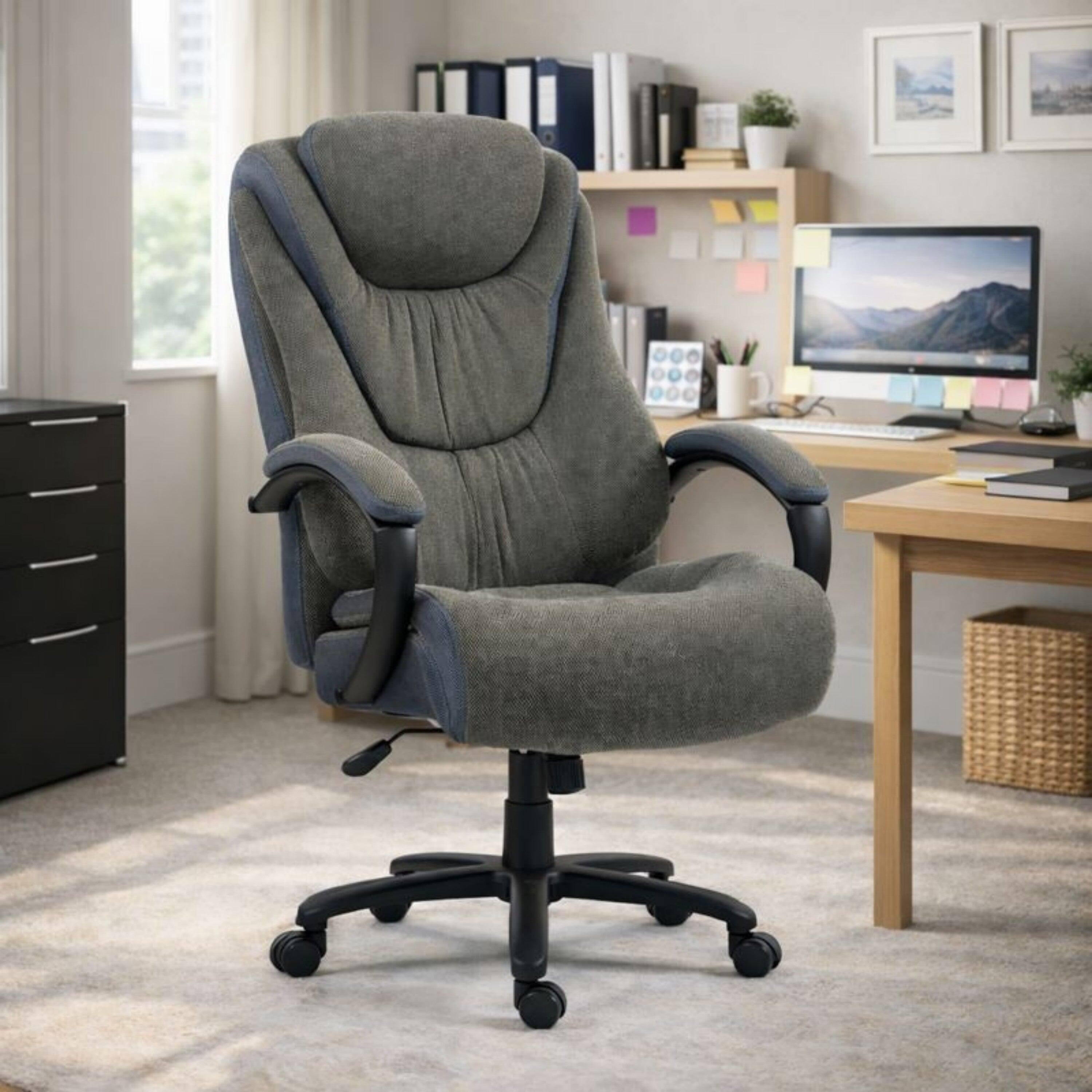 Alt View 2. Boyel Living - High Back Adjustable Ergonomic Office Chair Grey - Gray.