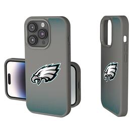 Keyscaper - NFL - Philadelphia Eagles Linen Logo iPhone Soft Touch Case - 14 - Gray