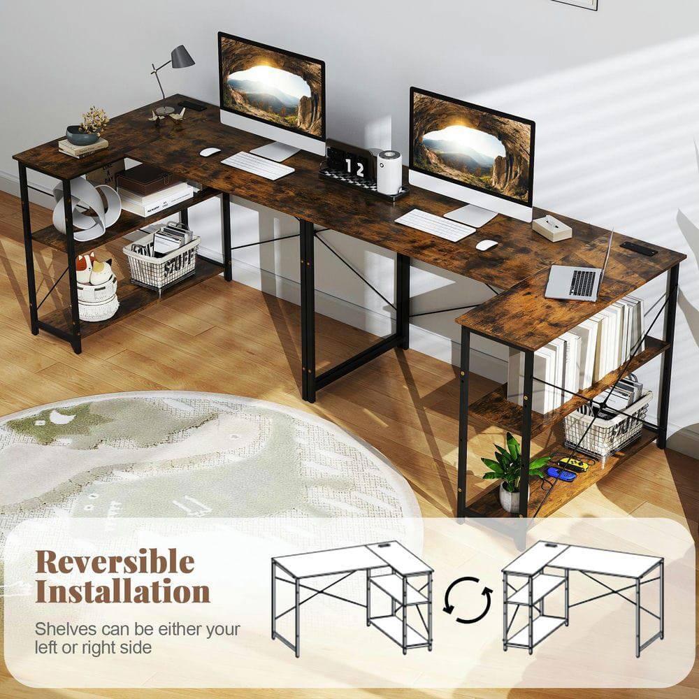 Reversible Installation  
Shelves can be either your left or right side