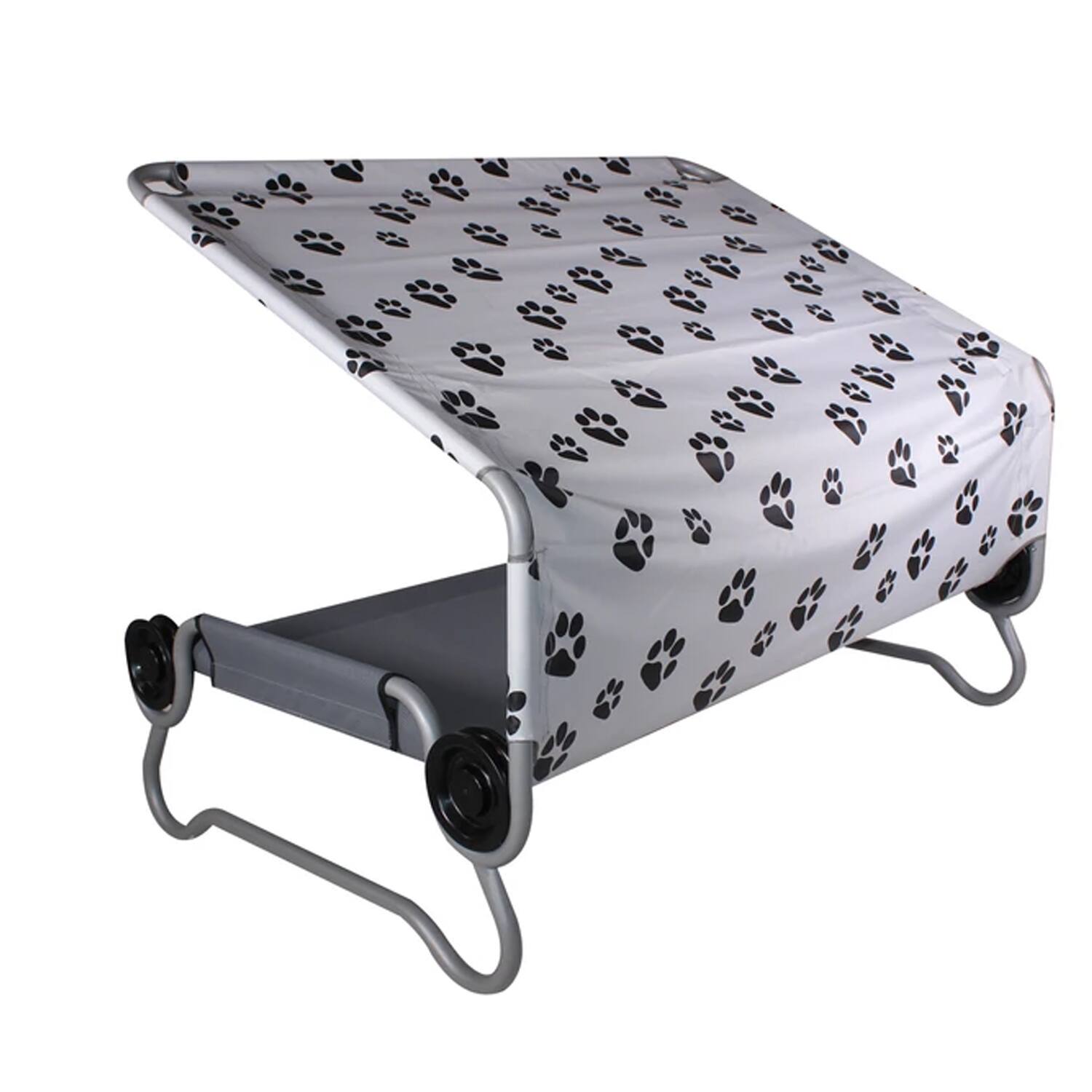 Alt View 2. Disc-O-Bed - Disc-O-Bed 60001 Dog/Cat Cot Bed Foldable Portable Travel Camping - Gray.