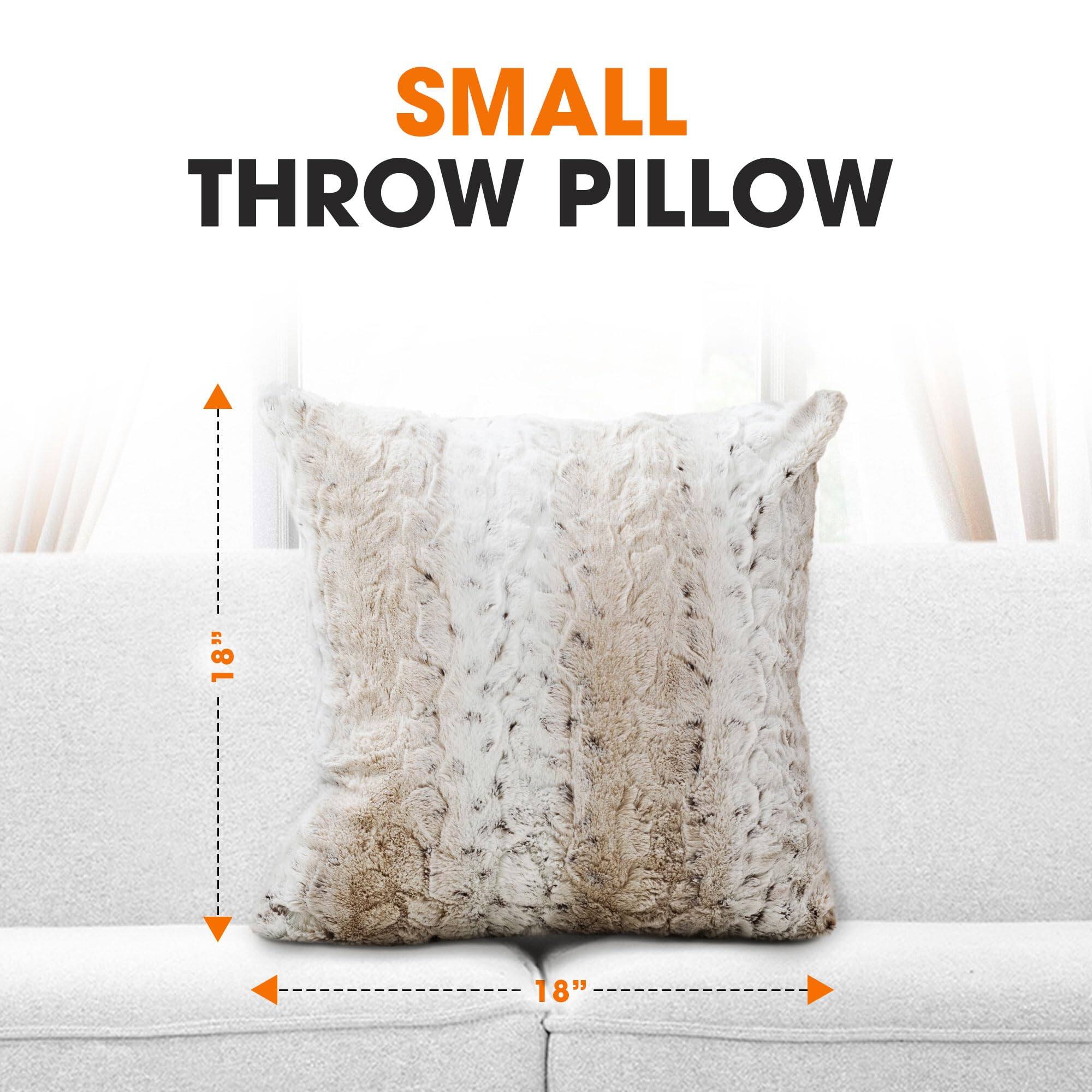 SMALL THROW PILLOW  
18" x 18"