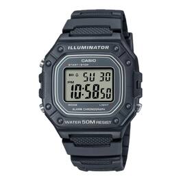 Casio - Men's Water-Resistant Digital Watch with Band - W-218H-8AVCF - Gray