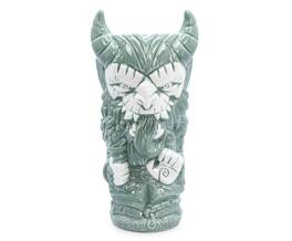 Toynk - Geeki Tikis Krampus Ceramic Mug | Holds 18 Ounces - Green