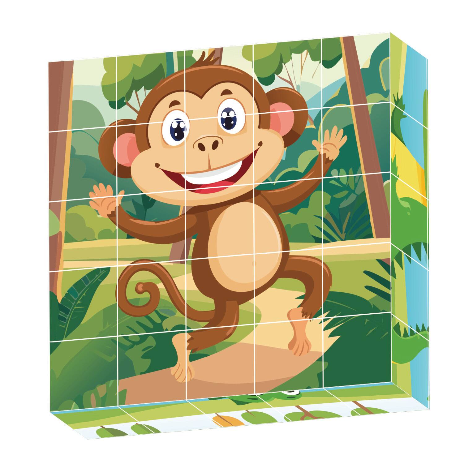 Alt View 7. Contixo - Contixo ST10 Magnetic Jungle Animal Puzzle Blocks – 25-Piece STEM Learning Toy, 6-in-1 Puzzles for Kids Ages 3+.