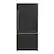 Alt View 3. Forno Appliances - Milano Espresso 17.2 Cu. Ft. Counter-Depth Bottom Freezer Refrigerator with Right Swing Door, Antique Brass Handles - Black.