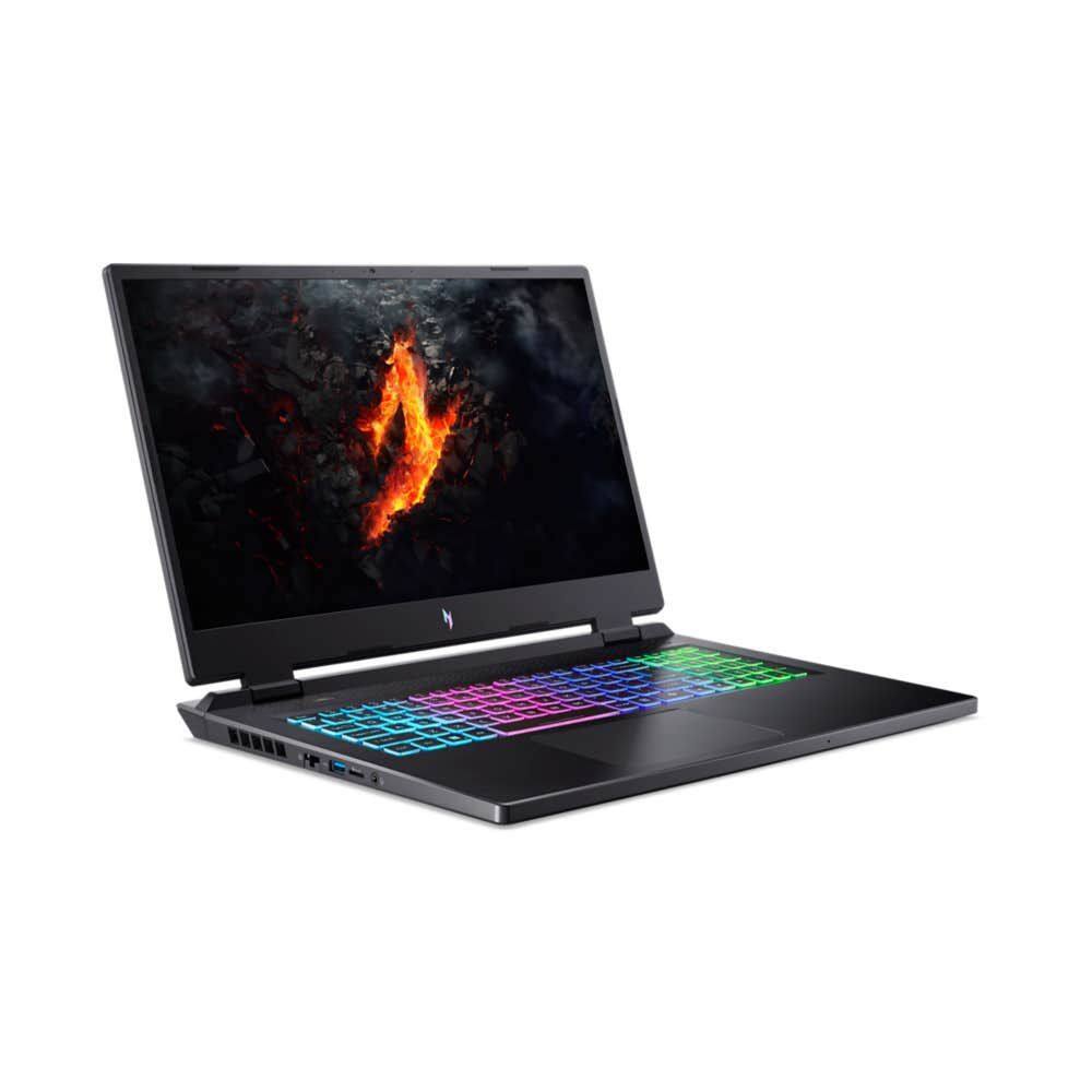 Angle. Acer - Nitro 17 Gaming Notebook NVIDIA GeForce RTX 4060 - 16GB RAM - 1TB SSD - AN17-72-734A - Black.