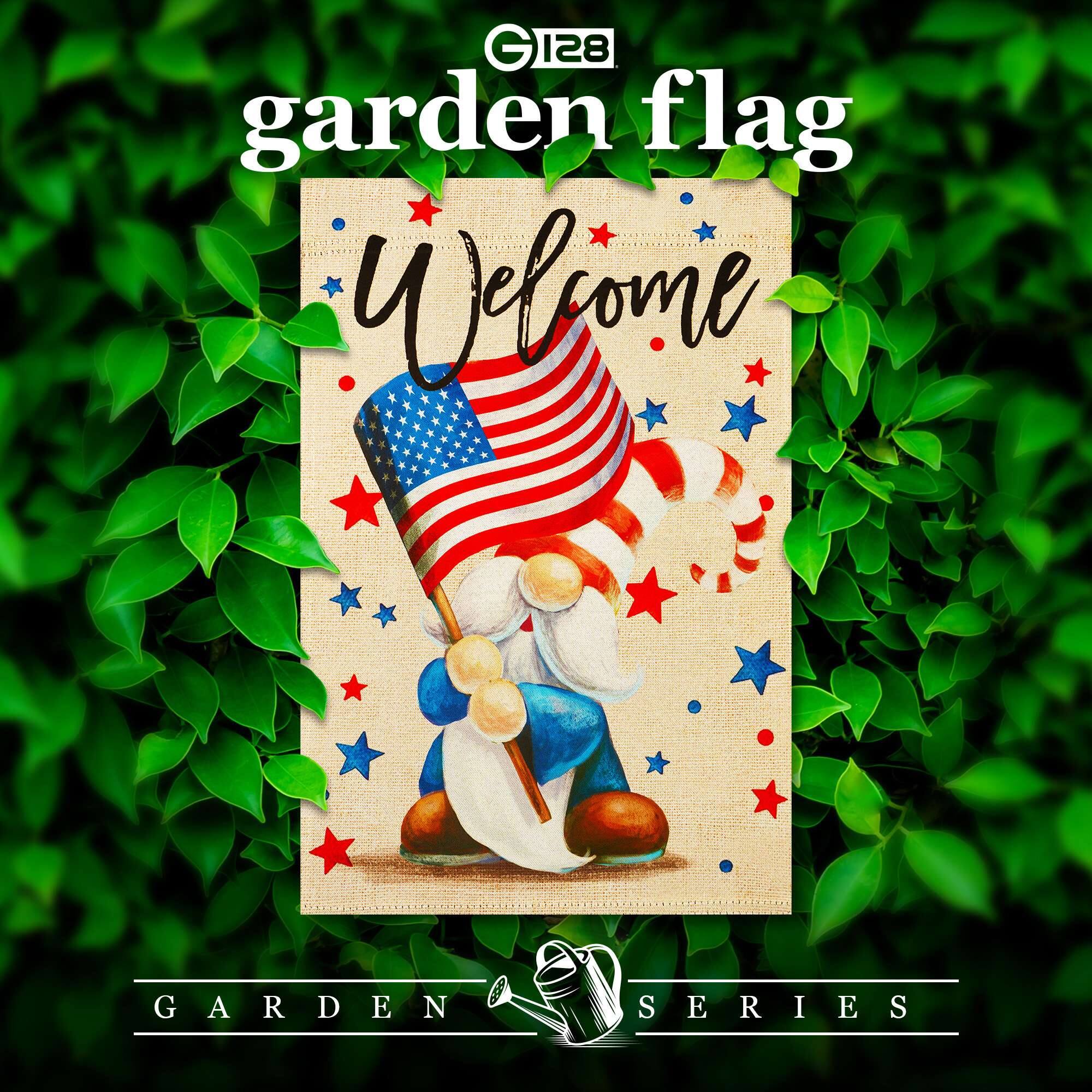 G - 128 garden flag  
Welcome  
GARDEN SERIES