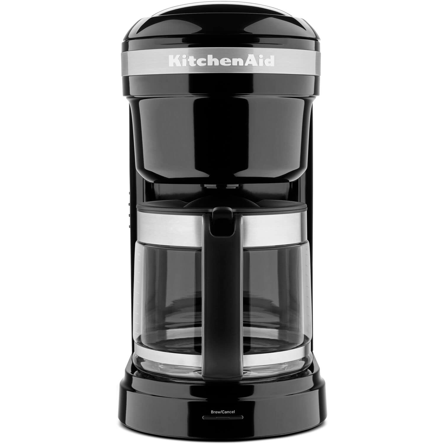 KitchenAid - 12-Cup Drip Coffee Maker with Spiral Showerhead - Onyx Black - Front_Zoom