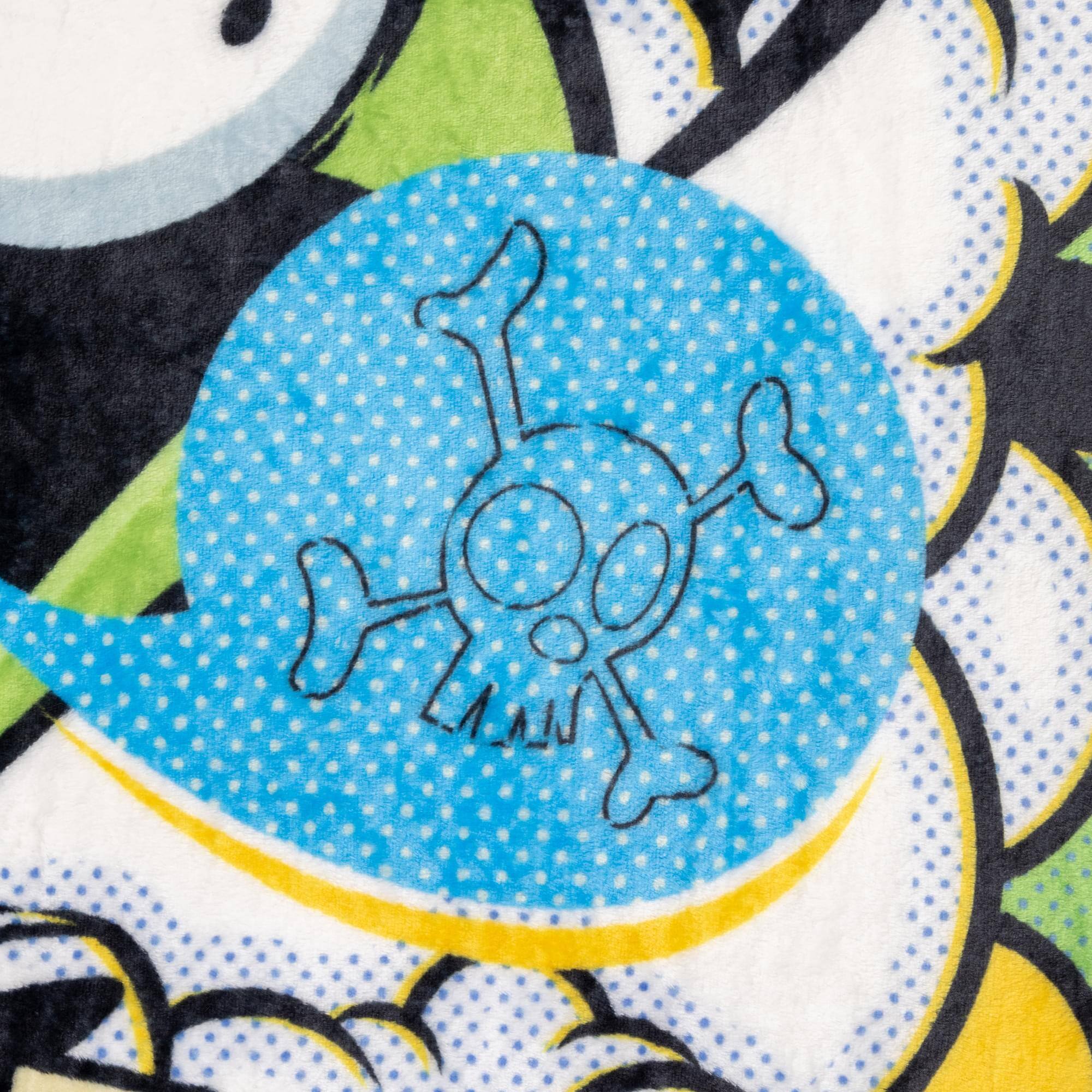 Alt View 1. Silver Buffalo - Invader Zim GIR "I Wanted To Explode" Fleece Throw Blanket | 45 x 60 Inches - Multi-Colored.