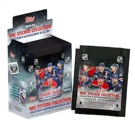 NHL Topps 2024/2025 Sticker Collection Box | 50 Packs - Multi-Colored