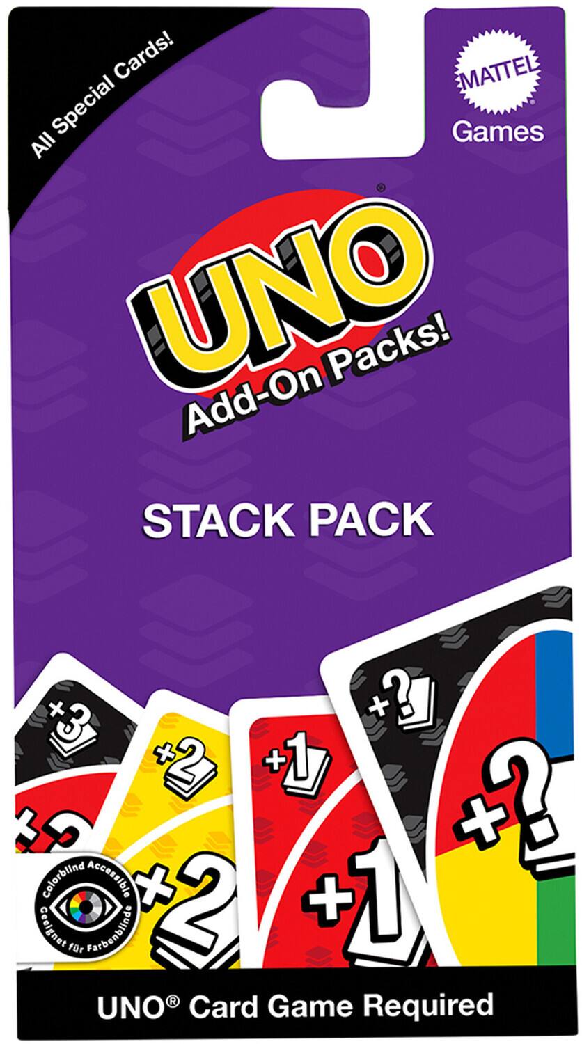 Mattel Games UNO Stack Pack Add On COLLECTIBLES Multicolor 194735276820 ...