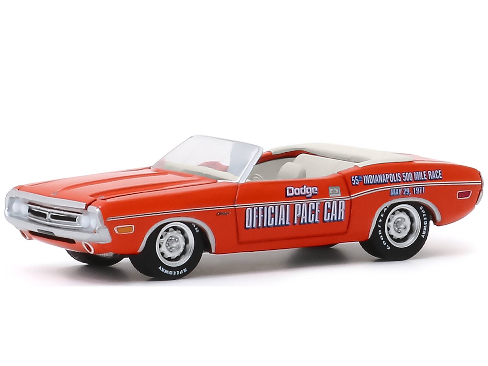AUMOTIAS INDIANAPOLIS 500 MILE RACE 55 Dodge P MAY 29, 1971 OFFICIAL PACE CAR