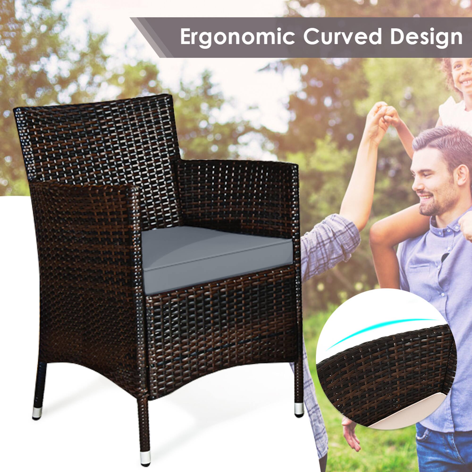 Ergonomic Curved Design