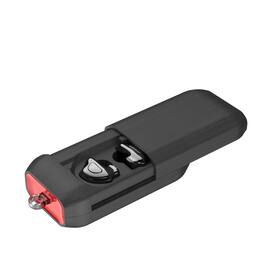 BEARSOLIM - True Wireless Earbuds Wireless V5.0 Headset Waterproof Stereo Earphone Charge Dock - Black