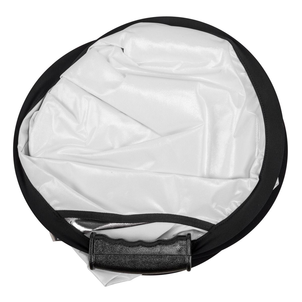 Alt View 7. Glow - Glow Circular Collapsible Reflector with Handles (32", Silver/White).