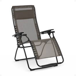 Lafuma - LFM3118-8717 Futura Batyline Series Relaxation Chair Recliner, Graphite - Graphite Grey