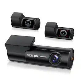 VIOFO - T330 3CH Dash Cam, 3-Channel 4K Front + 2K Rear + 2K Cabin Recording, Triple STARVIS 2 Sensors, Wi-Fi 6 - Black