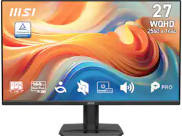 MSI - 27" QHD 144Hz IPS FreeSync 1ms Monitor PRO MP275Q E14 - Black