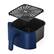 Left. Bella Pro Series - 4.2-qt. Digital Air Fryer - Ink Blue.