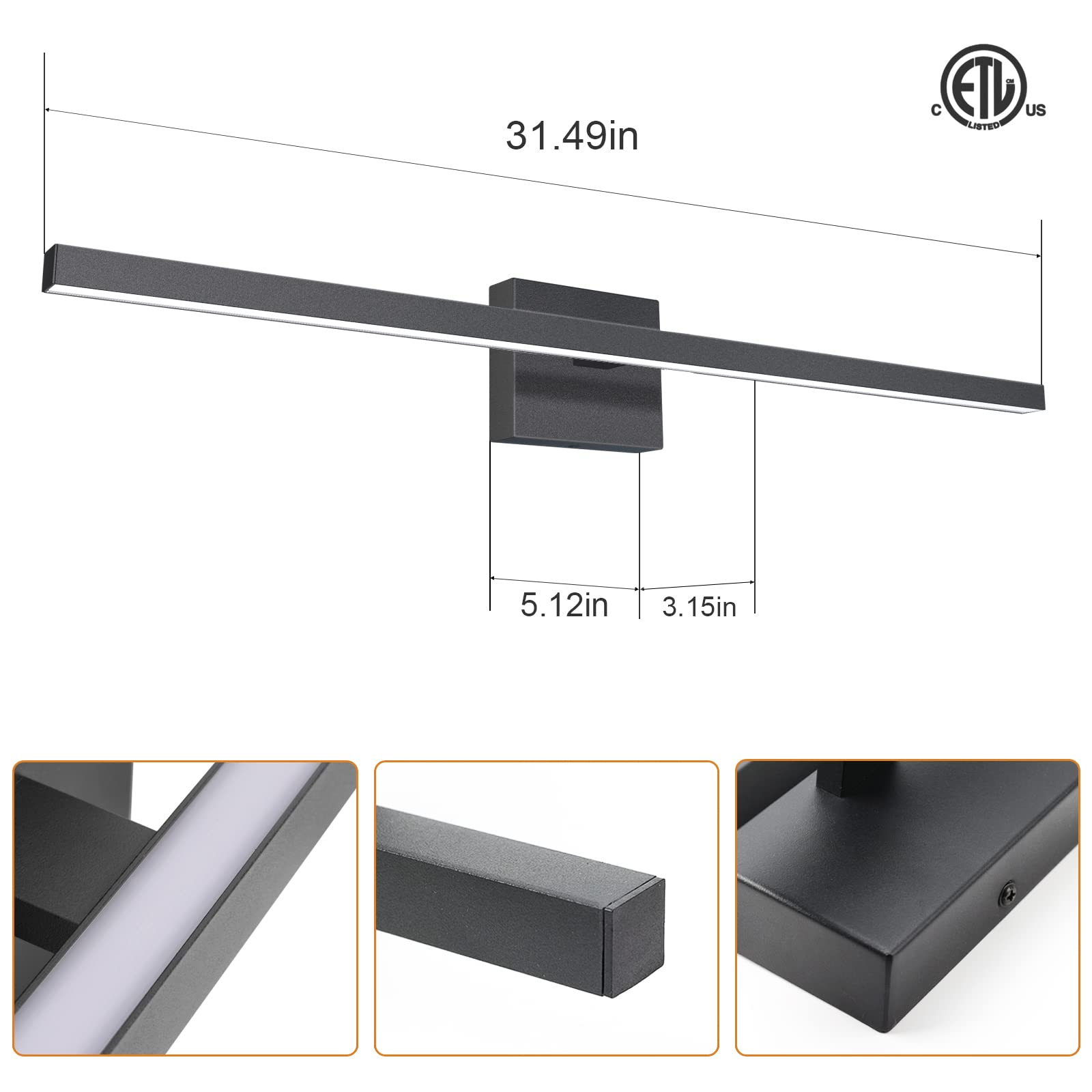 31.49in  
5.12in  
3.15in  

ETL US LISTED