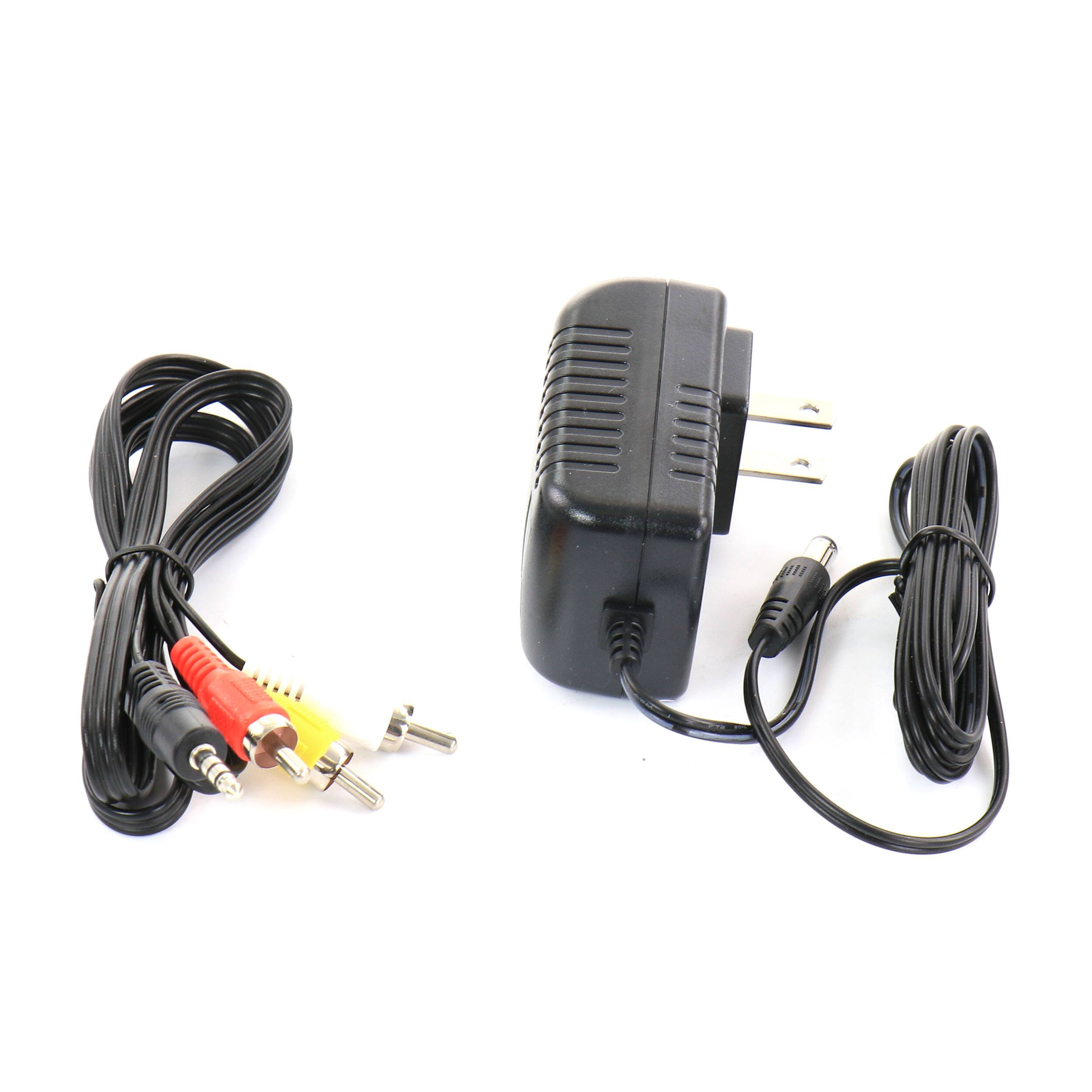 Alt View 8. Trexonic - Refurbished 12.5 Inch Portable TV DVD Player with Color TFT LED Screen and USB/HD/AV Inputs - Black.