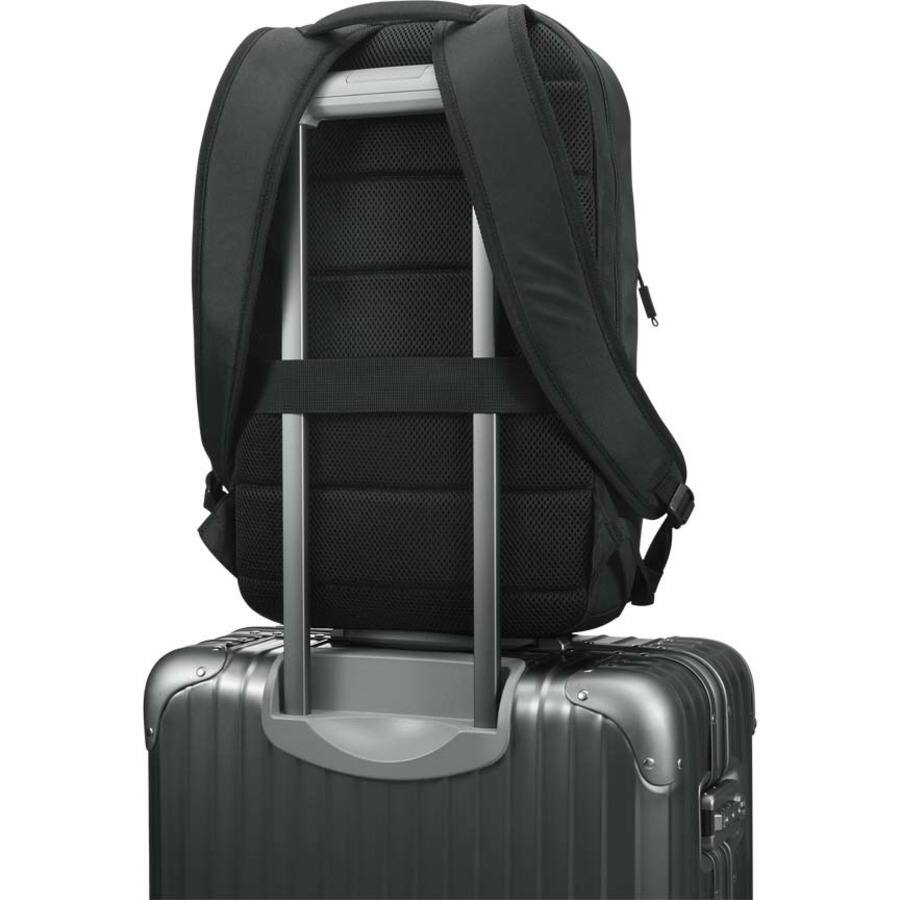 Alt View 5. Lenovo - Lenovo Essential Carrying Case (Backpack) for 16" Lenovo Notebook - Black - Polyester, Polyethylene Terephthalate (PET) - Black.