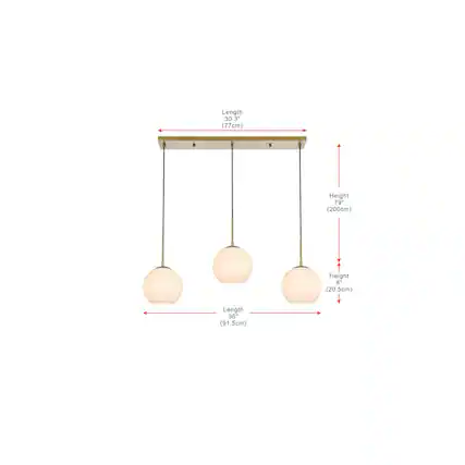 Length 30.3" (77cm)
Height 79" (200cm)
Height 8" (20.5cm)
Length 36" (91.5cm)