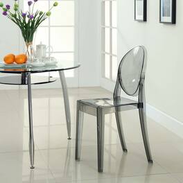 Casper Dining Side Chair by Modway - Smoke
