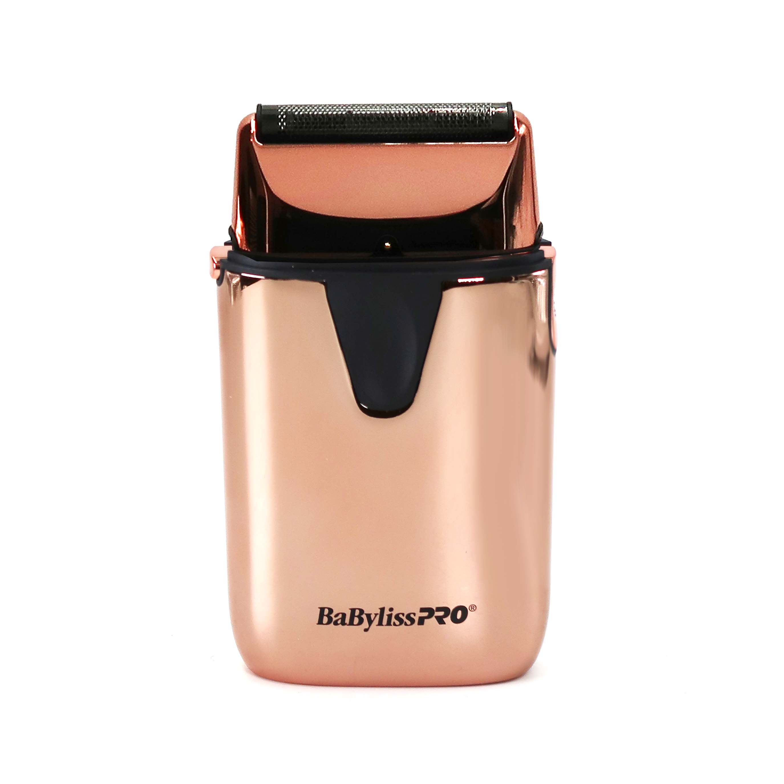 Front. Babyliss - BaByliss Pro LIMITED EDITION UVFOIL UV-Disinfecting Metal Single Foil Shaver - Rose Gold #FXLFS1RG - Rose Gold.