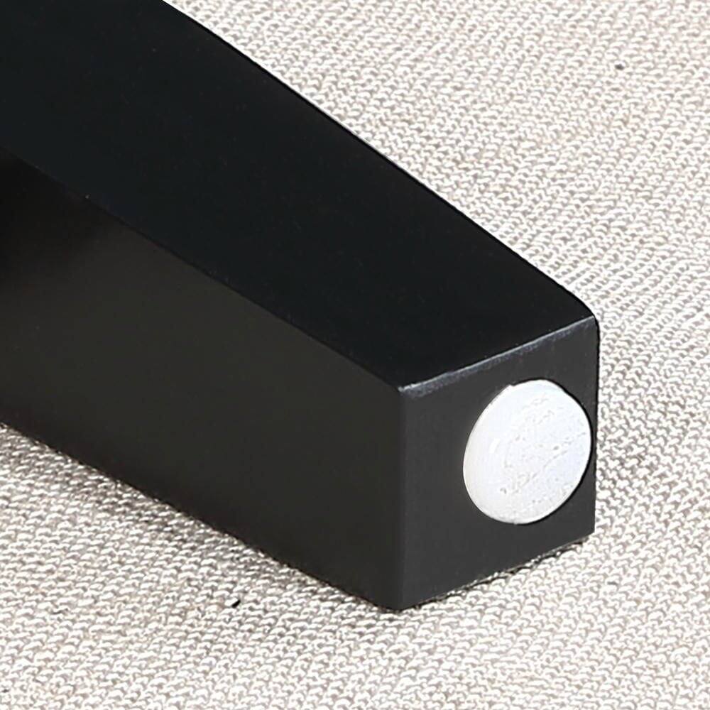 Back. Kadyn - 36'' Farmhouse Pine Wood Console Table Entry Sofa Table with 4 Drawers & 1 Storage Shelf for Entryway Living Room, Black - Black.