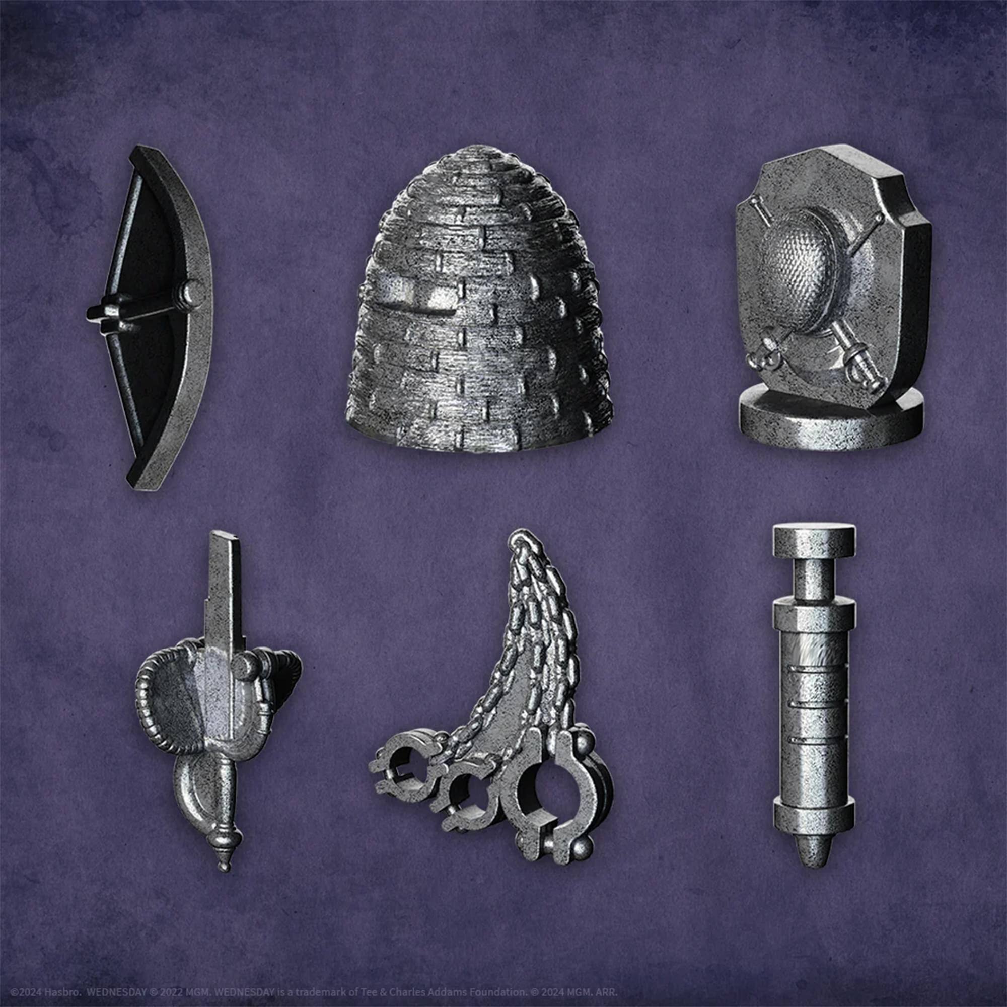 2024 Hasbro. WEDNESDAY © 2022 MGM. WEDNESDAY is a trademark of Tee & Charles Addams Foundation. © 2024 MGM. ARR.