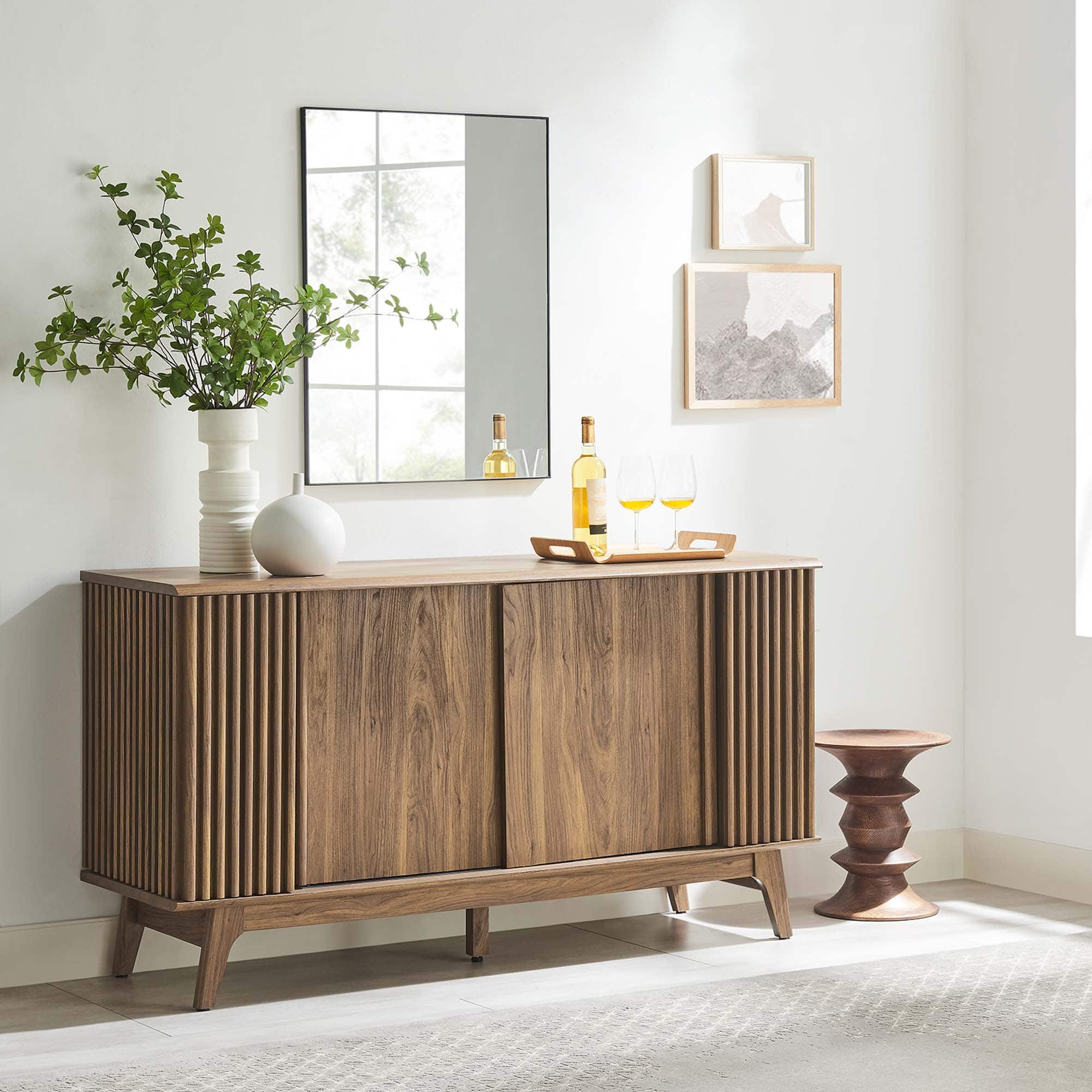Eudora Sideboard by Modway - Walnut