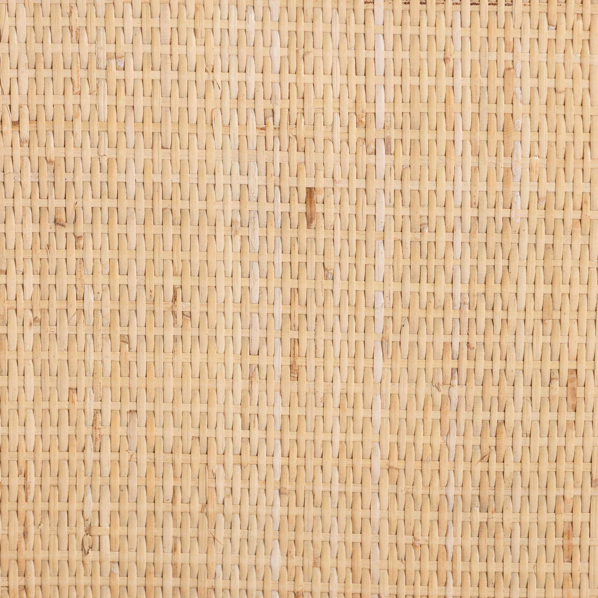 Alt View 2. bali & pari - Molina Natural Rattan Wine Cart - 2-Tier Beverage Trolley with Wheel and Bottle Holders, Tropical Coastal Furniture - Natural Brown/Black.