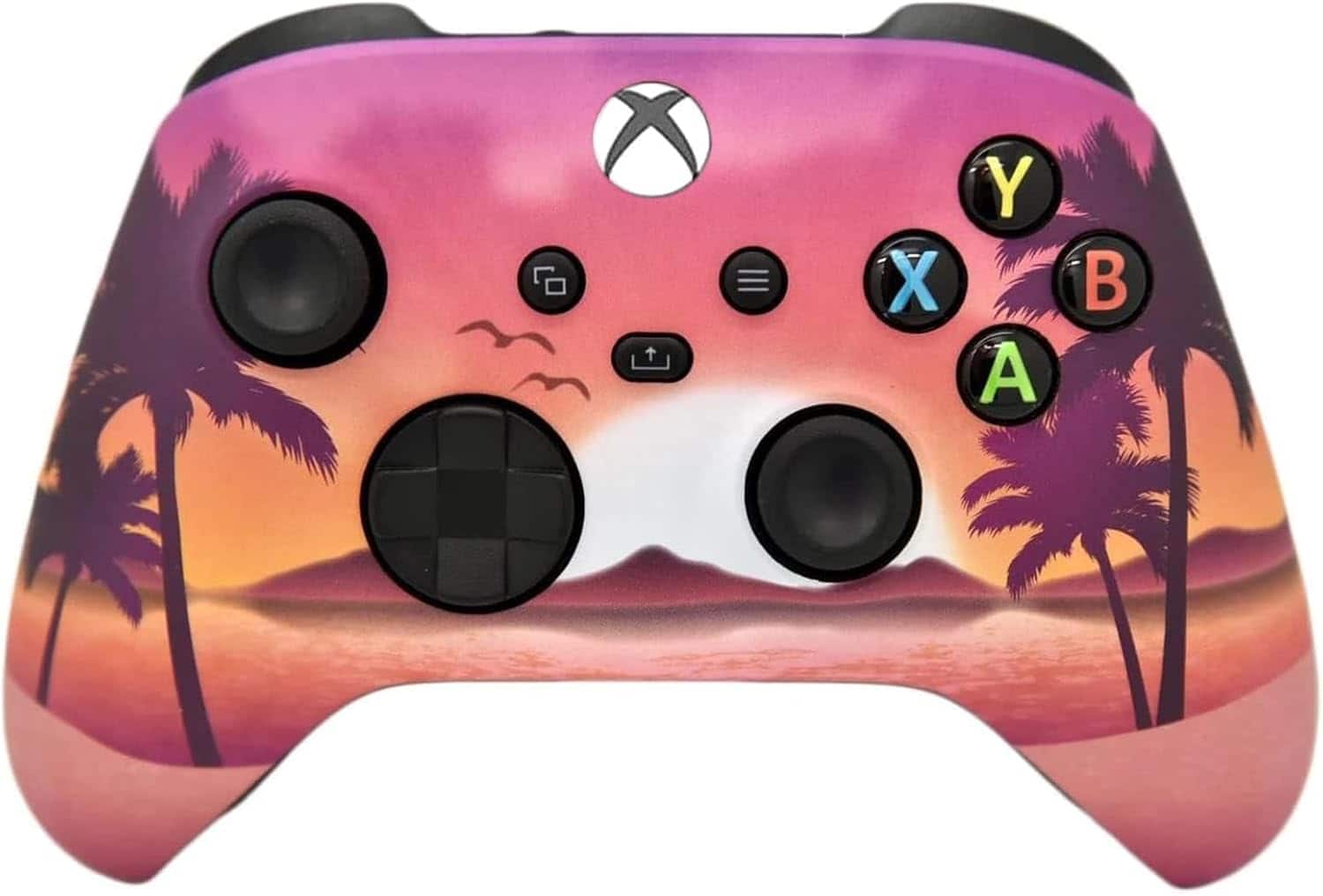 ProControllers - Wireless Xbox Custom Controller – Compatible with Xbox One, Xbox Series X, Xbox Series S & PC - Tropical Paradise - Multi