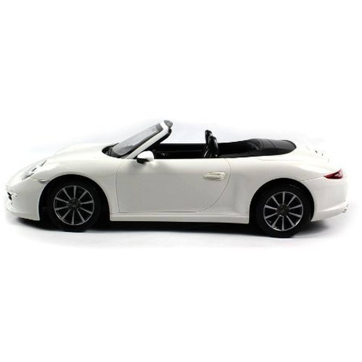 Left. JuzToys - Remote Control Car, 1:12 RC Car Porche 911 Carrera S Cabriolet (White) - White.