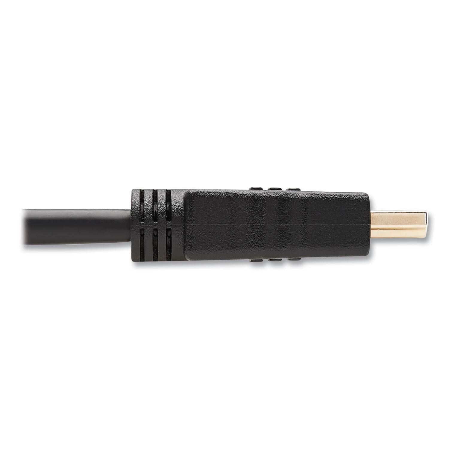Alt View 4. Tripp Lite - P569-006 6 ft. M/M Ultra HD 4K x 2K High Speed HDMI Cable with Ethernet - Black - Black.
