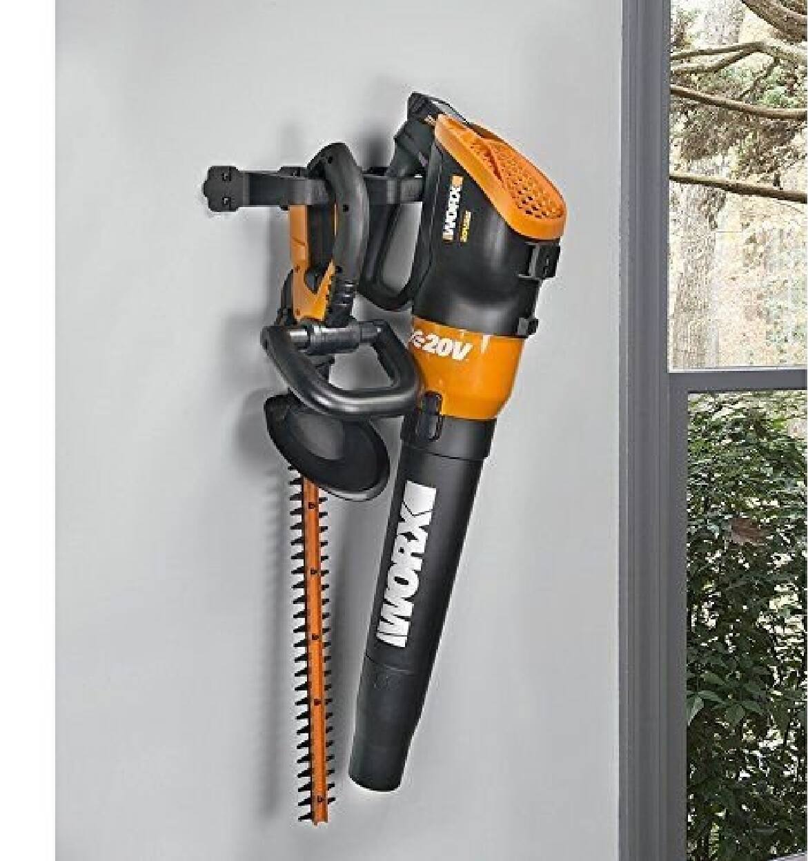 Alt View 14. WORX - Wall Mount Tool Holder - Black.