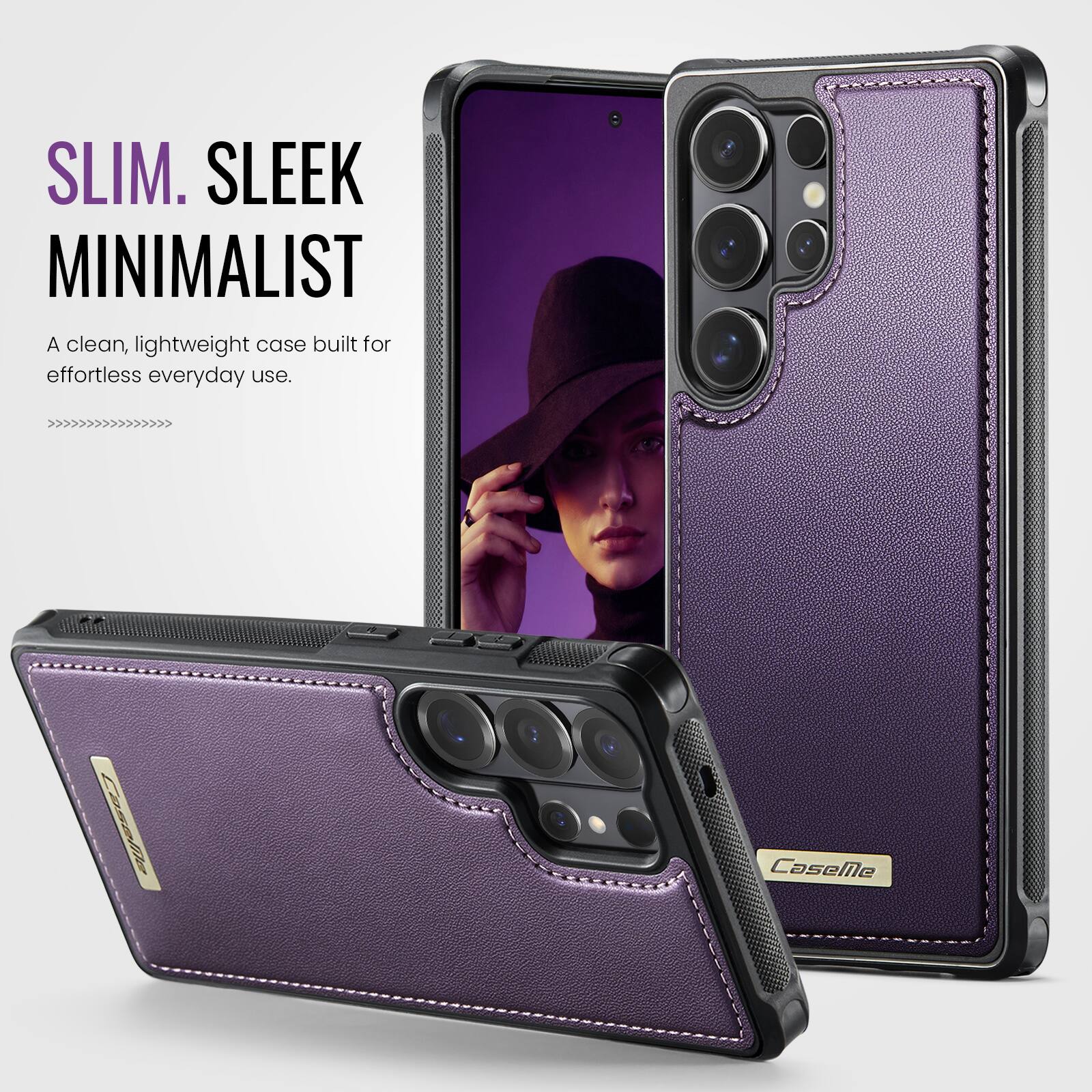 SLIM. SLEEK MINIMALIST  
A clean, lightweight case built for effortless everyday use.  
Lasora CaseMe