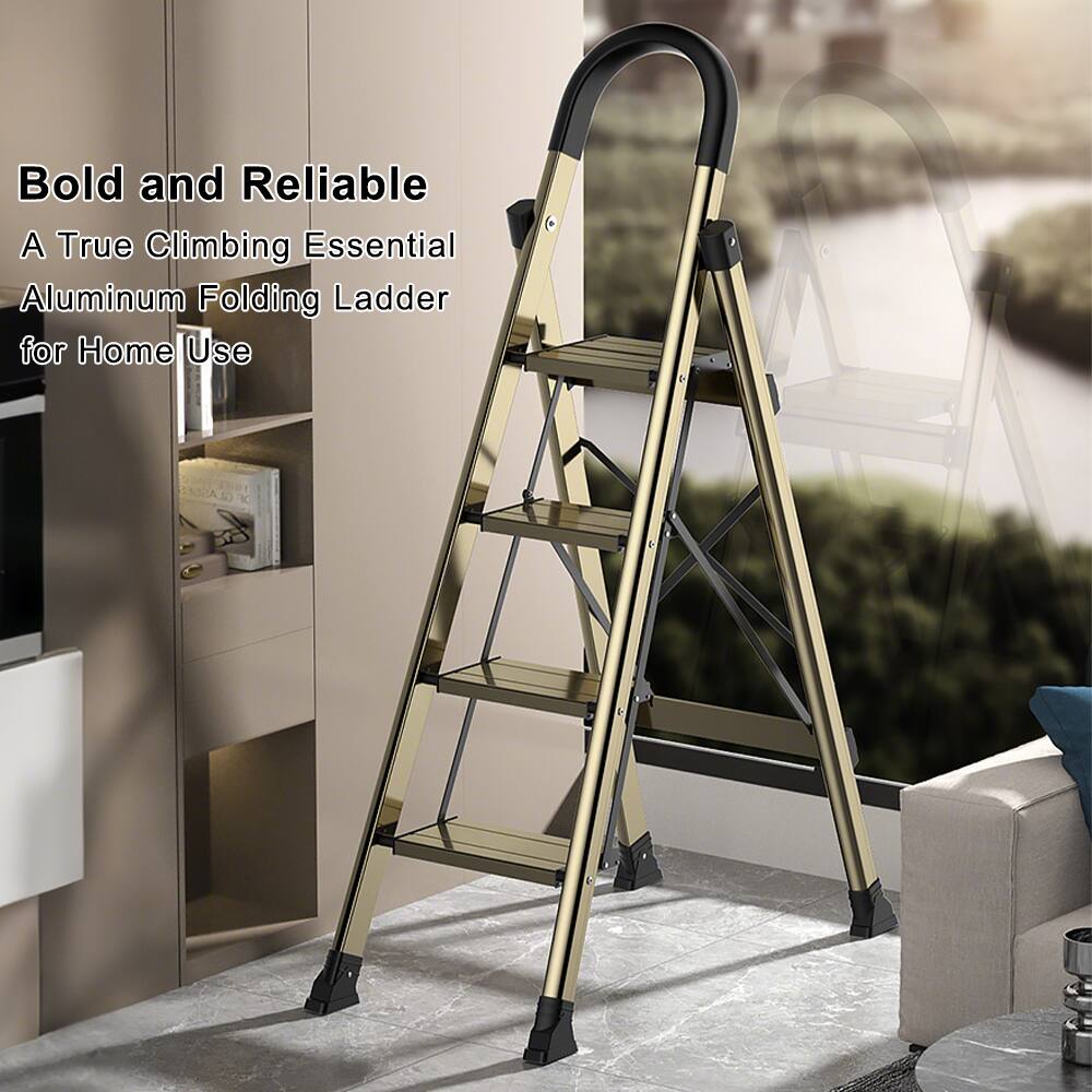 Bold and Reliable  
A True Climbing Essential  
Aluminum Folding Ladder for Home Use