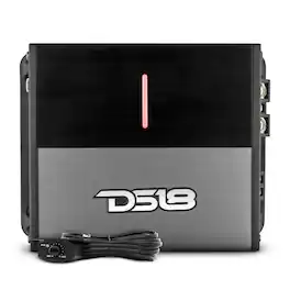 DS18 Audio - ION 1-Channel Class D Car Amplifier, 600W RMS at 1 Ohm - Black/Silver